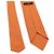 Hermès Orange Check Pattern Silk Men's Tie - view 5