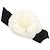 Chanel Spilla Camelia in Tweed Bianco da Donna