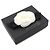 Chanel Spilla Camelia in Tweed Bianco da Donna - vista 6