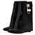 Givenchy Botines con cierre Shark en piel Negro