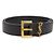 Saint Laurent Monogram Square Buckle Belt Black
