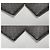Céline Triomphe Canvas Pouch Clutch Bag Schwarz - Ansicht 7