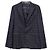 Bottega Veneta Wool Cashmere Blend Check Blazer Jacket Size Black