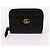 Gucci Tarjetero matelassé GG con baño de oro Negro - vista 2
