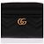 Gucci Tarjetero matelassé GG con baño de oro Negro - vista 3