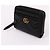 Gucci Tarjetero matelassé GG con baño de oro Negro - vista 4