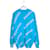 Balenciaga Multi-Logo Intarsia-Strick Blau - Ansicht 2