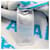 Balenciaga Multi-Logo Intarsia-Strick Blau - Ansicht 6