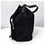 Prada Borsa bucket in nylon con logo triangolare nero - vista 7