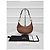 Céline Borsa Aba Medium in pelle di vitello liscia Tan Marrone - vista 10