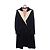 Gucci Black with Satin Lapel Runway Wool Double Coat