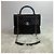 Chanel Pelle di vitello Chevron Coco Handle Oro Large Nero - vista 3