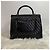 Chanel Pelle di vitello Chevron Coco Handle Oro Large Nero - vista 5