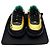 Chanel Sneaker da donna con logo CC oro metallizzato D'oro - vista 3