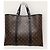 Louis Vuitton Tote Crossbody Monogram Macassar Marrone - vista 6