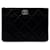 Chanel Clutch in agnello Medium Nero