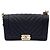 Chanel Caviar Chevron Boy Bag Medium Blau