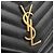 Saint Laurent Clutch con tracolla a bustina Monogram Nero - vista 7
