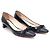 Bow Prada Scarpe basse in vernice con fiocco Blu - vista 3
