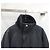 Hermès Matelassé langer gesteppter Parka Schwarz - Ansicht 3