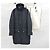 Hermès Matelassé langer gesteppter Parka Schwarz - Ansicht 7
