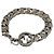 Gucci Bracciale a maglie intrecciate in argento da donna
