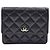 Chanel Borsa a tracolla WOC in agnello sfumato con catena Nero
