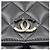 Chanel Borsa a tracolla WOC in agnello sfumato con catena Nero - vista 8