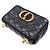 Borsa piccola Christian Dior Cannage Caro Nero - vista 5