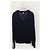 Thom Browne Navy Diagonal Stripe Cuff Wool Cardigan Blue - view 4