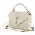 Saint Laurent Chevron College Medium Gold (Ticket de compra de grandes almacenes) Blanco - vista 2