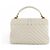 Saint Laurent Chevron College Medium Gold (Ticket de compra de grandes almacenes) Blanco - vista 3