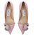 Jimmy Choo Décolleté con cristallo a forma di rosa Rosso - vista 6