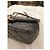 Chanel Borsa con patta con manico superiore in metallo e catena in agnello nero - vista 10