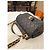 Chanel Borsa con patta con manico superiore in metallo e catena in agnello nero - vista 11