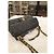 Chanel Borsa con patta con manico superiore in metallo e catena in agnello nero - vista 12