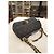 Chanel Borsa con patta con manico superiore in metallo e catena in agnello nero - vista 13