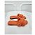 Hermès Oran Shearling Arancione - vista 4