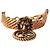Gucci Bracciale Choker con Testa di Leone Arancione