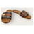 Louis Vuitton Mule Monogram Lock It Marrone  - vista 4