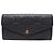 Louis Vuitton Portefeuille long Sarah en cuir Empreinte Monogramme noir