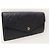 Louis Vuitton Portefeuille long Sarah en cuir Empreinte Monogramme noir - vue 3