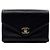 Chanel Borsa Chevron Stitch in Pelle Caviar Nero