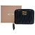 Miu Miu Tarjetero de piel Nappa Negro