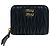 Miu Miu Tarjetero de piel Nappa Negro - vista 2