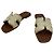 Hermès Beige Beige Sandalen Braun - Ansicht 2