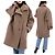 Abrigo de lana oversized Pernell Neck Acne ADV Castaño