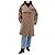 Abrigo de lana oversized Pernell Neck Acne ADV Castaño - vista 10
