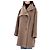 Abrigo de lana oversized Pernell Neck Acne ADV Castaño - vista 3