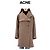 Abrigo de lana oversized Pernell Neck Acne ADV Castaño - vista 5